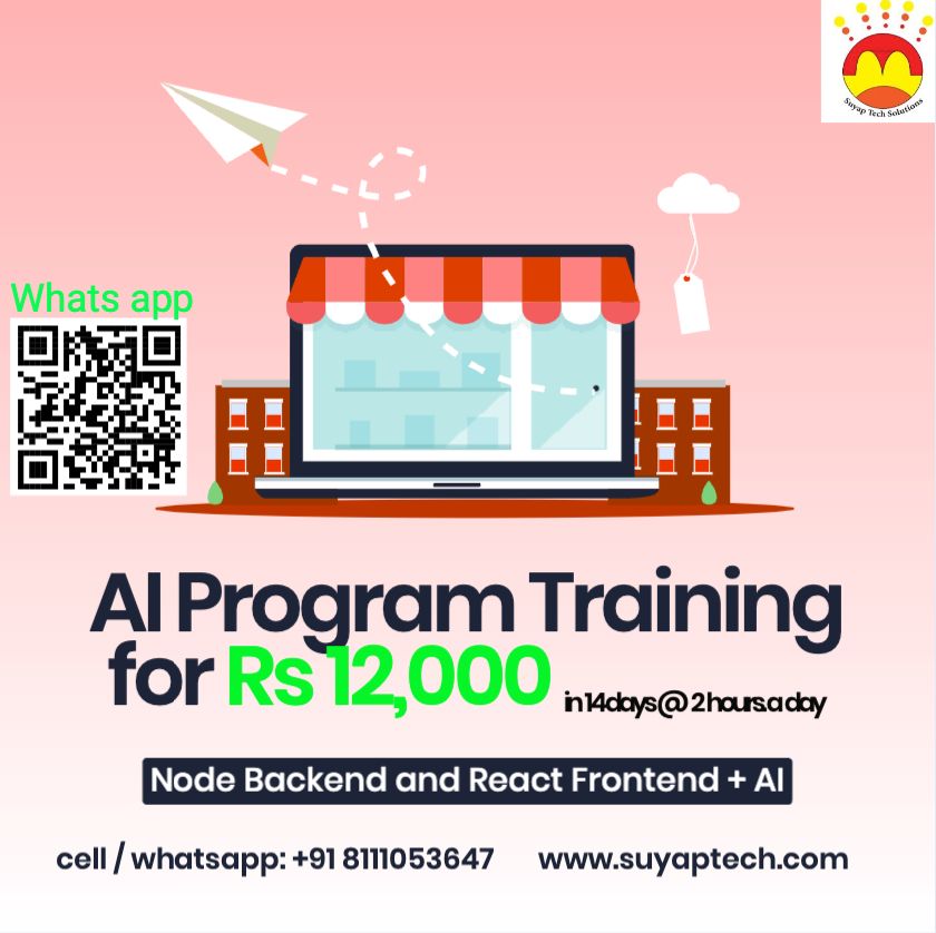 AI Program Training by Suyap Tech Solutions